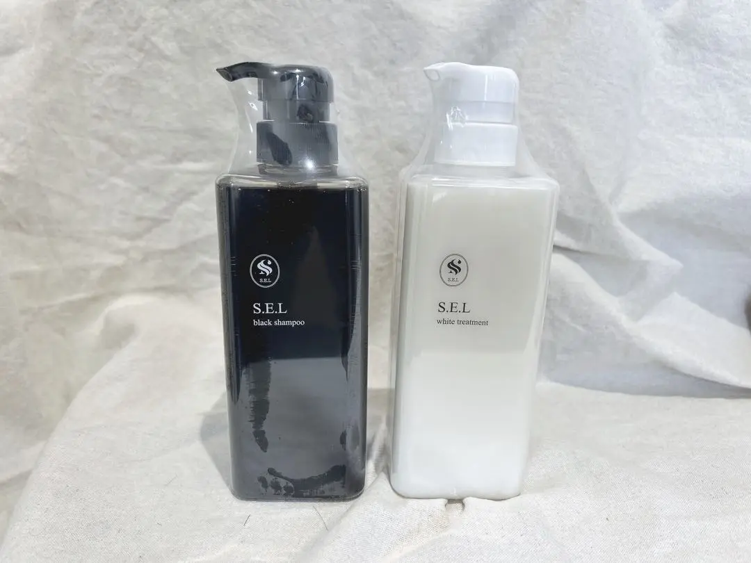 【8】SELブラックシャンプー（1000ml）2本セット 送料無料『髪質改善』《髪の補修成分ヘマチン高配合》《SEL