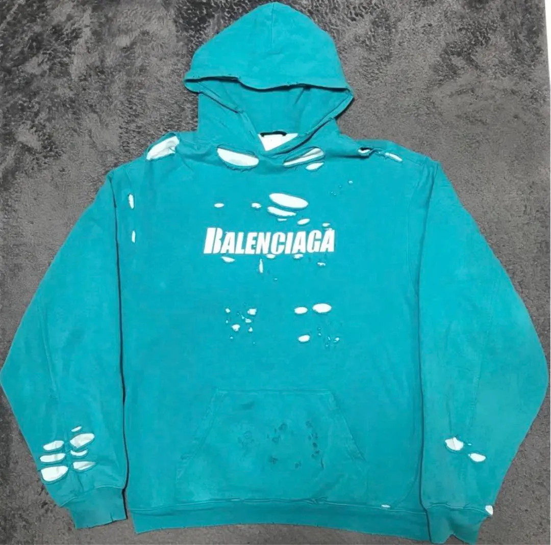 2025年最新】balenciaga パーカー デストロイの人気アイテム
