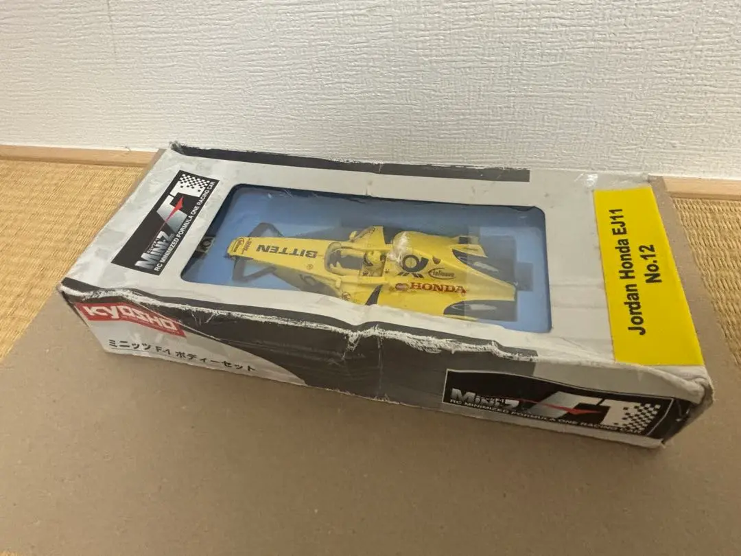 京商★新品未使用品ミニッツF1ボディセット★ジョーダンホンダNo.12送料無料 京商ミニッツF1 ボディは新品