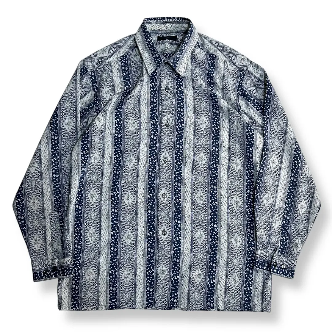 Thumbnail of Rare [VINTAGE] 80s 90s All-over Print Vintage Retro Poly Shirt Used Clothing