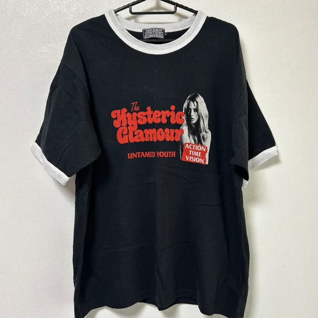 【HYSTERIC GLAMOUR】UNTAMED GIRL Tシャツ 国内配送☆HYSTERIC GLAMOUR☆UNTAMED GIRL ロングTシャツ