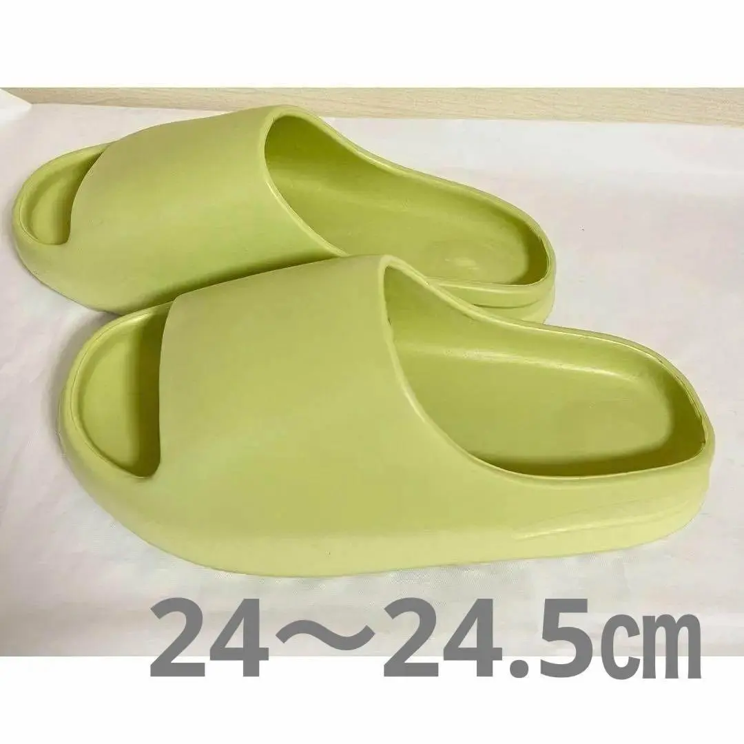 Thumbnail of Platform sandals, 24-24.5cm, green, slippers, slippers