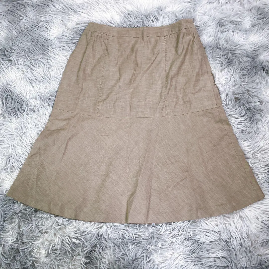 NATURAL BEAUTY【S】中長裙 灰色 小尺碼 薄款 的縮圖