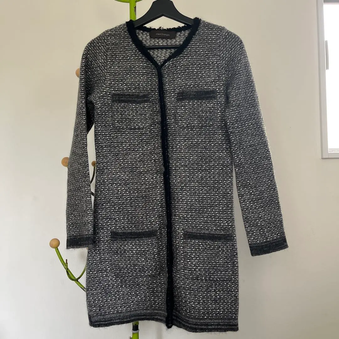 Thumbnail of Jewel Changes Gray/Black Long Cardigan