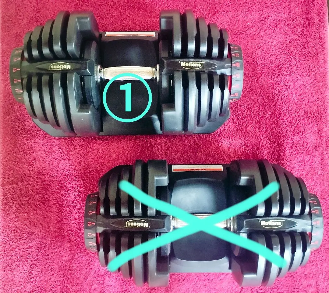 Motionsモーションズダイヤル調整式可変式ダンベル40kg 1個 上質で快適 アジャスタブルベンチ 月額5,980円レンタルプラン