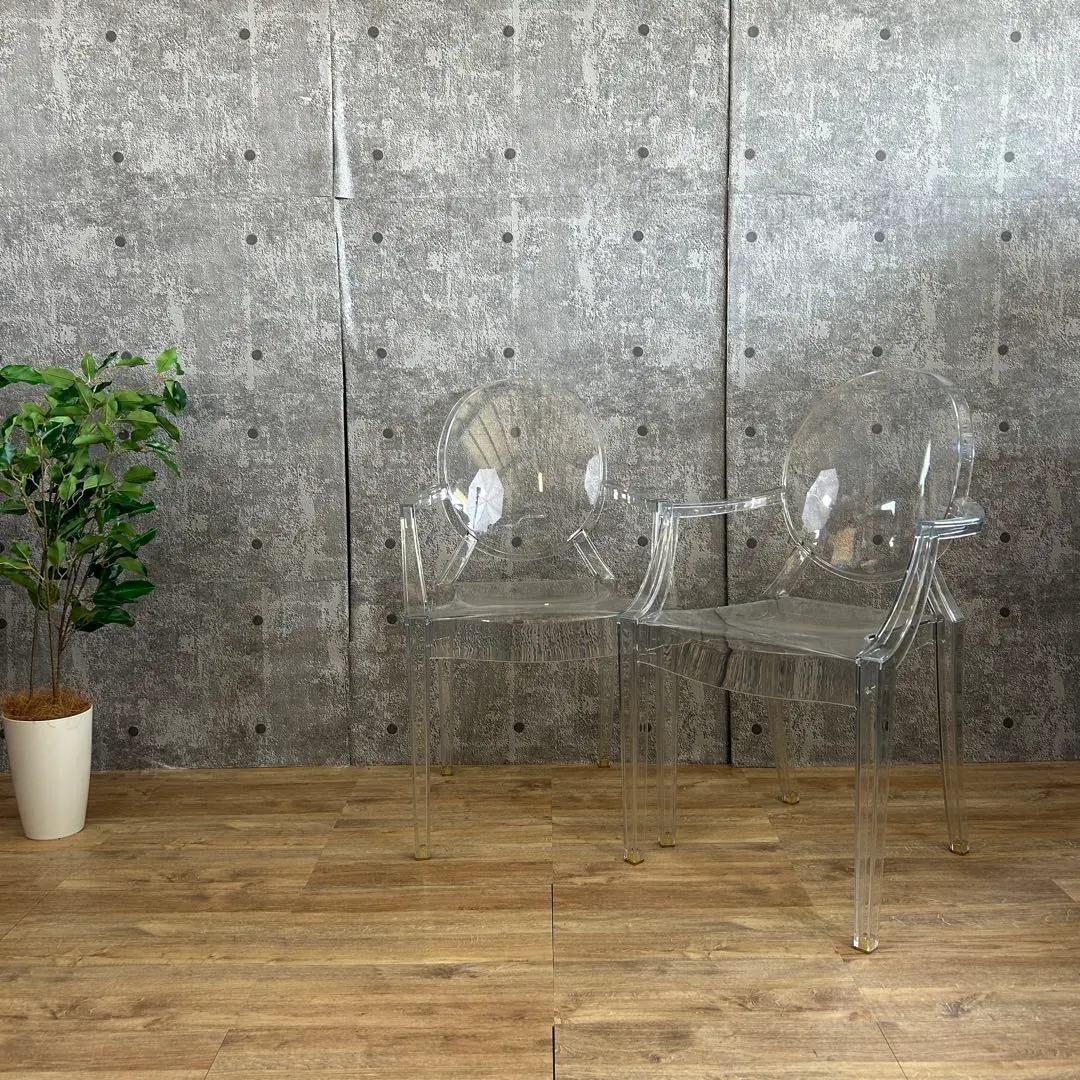 よしおです꧁Kartell カルテル꧂ルイ・ゴースト アームチェア2脚 ルイゴースト｜ トーヨーキッチンスタイル公式オンライン
