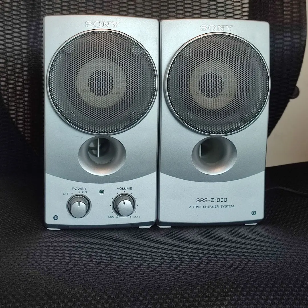 SONY SRS-Z1000PC ペアスピーカー シルバー アルミボディ