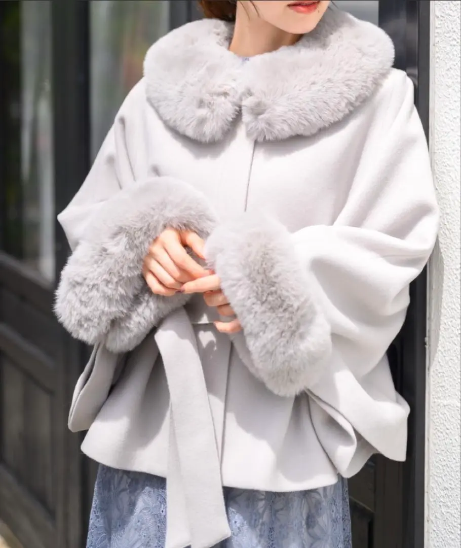 ミッシュマッシュ　 ポンチョ・ケープコート 新品 完売商品】お買い得!! ミッシュマッシュ ポンチョコート ケープ