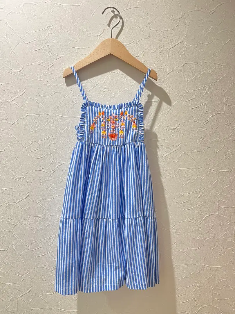 最終値下げ【新品・未使用】KIDSAGOGO 3-4y 刺繍 ワンピース kidsagogo ワンピース 3y 4y - メルカリ