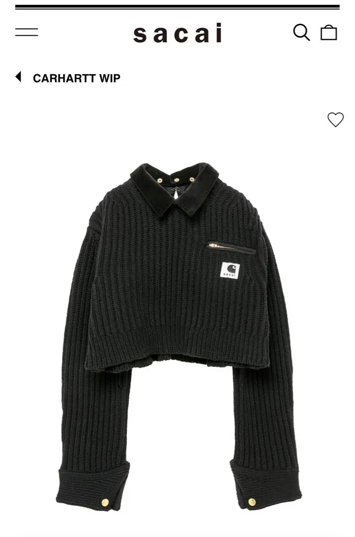 2025年最新】SACAI carhartt wip knitの人気アイテム - メルカリ