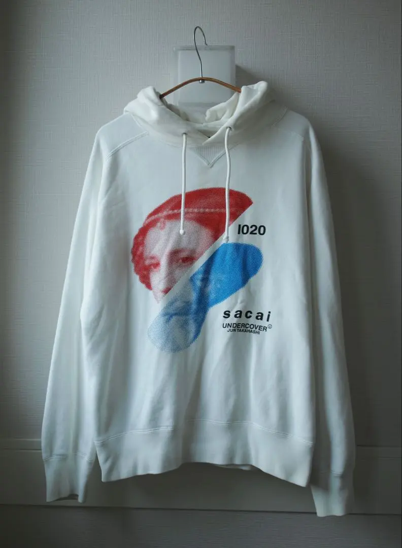 sacai UNDERCOVER スウェット トレーナー　白　Lサイズ 2025年最新】sacai undercover スウェットの人気アイテム - メルカリ