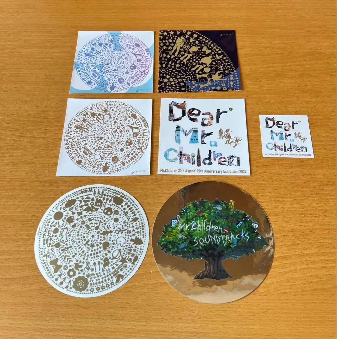 Dear Mr.Children展 ステッカー　コンプリートセットとパンフ Amazon | Dear Mr.Children展 ステッカー 色鉛筆 セット グッズ