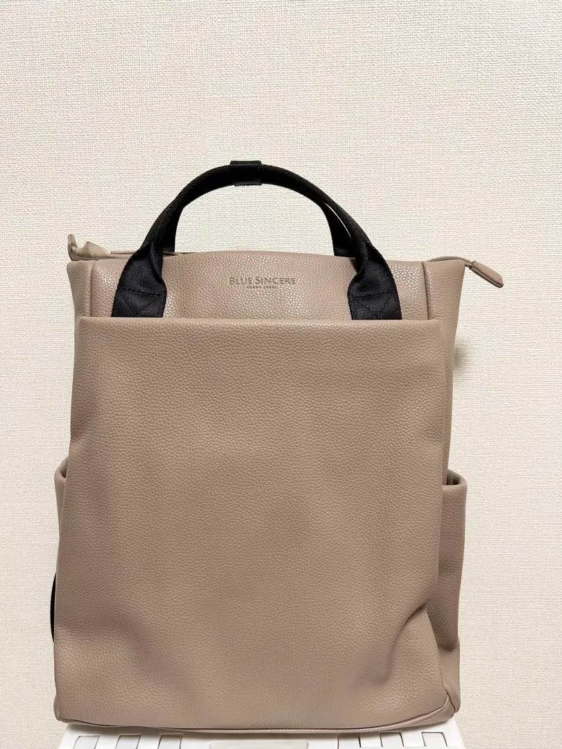 【未使用】BLUE SINCERE ベージュ リュック　トート　バックパック BLUE SINCERE ベージュ リュック トート バックパック - メルカリ