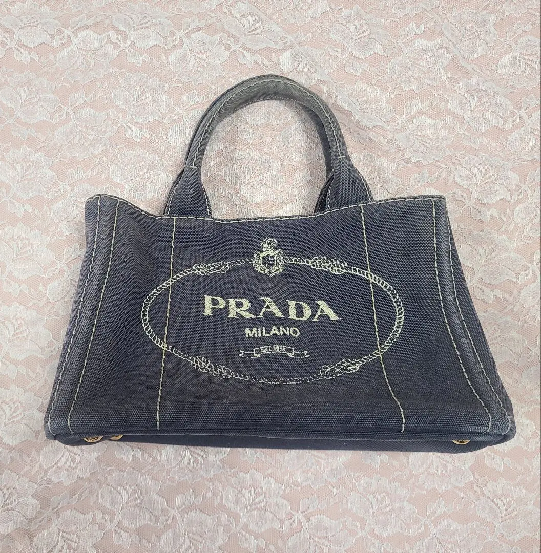 プラダ　カナパ　ギンガムチェック 楽天市場】【バッグ】PRADA プラダ CANAPA カナパ トートバッグ