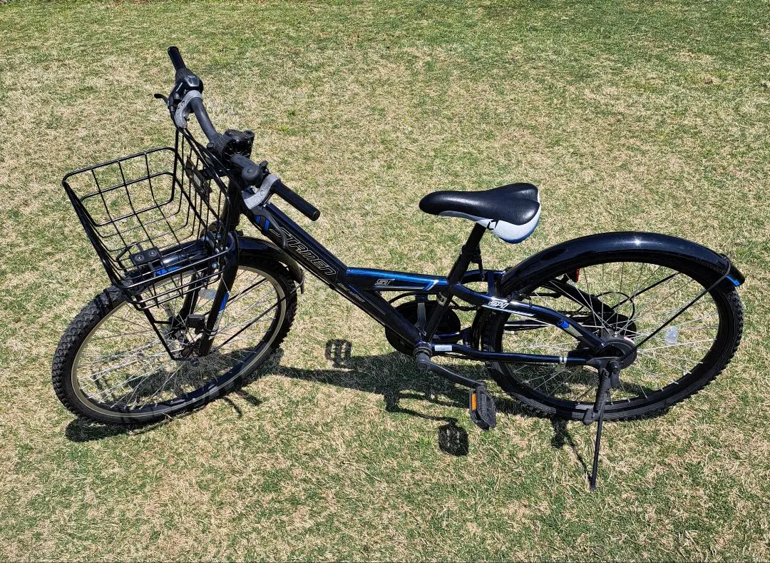 24インチ 6速ギア 自転車 小学生 前カゴ付き 愛知県豊田市周辺の