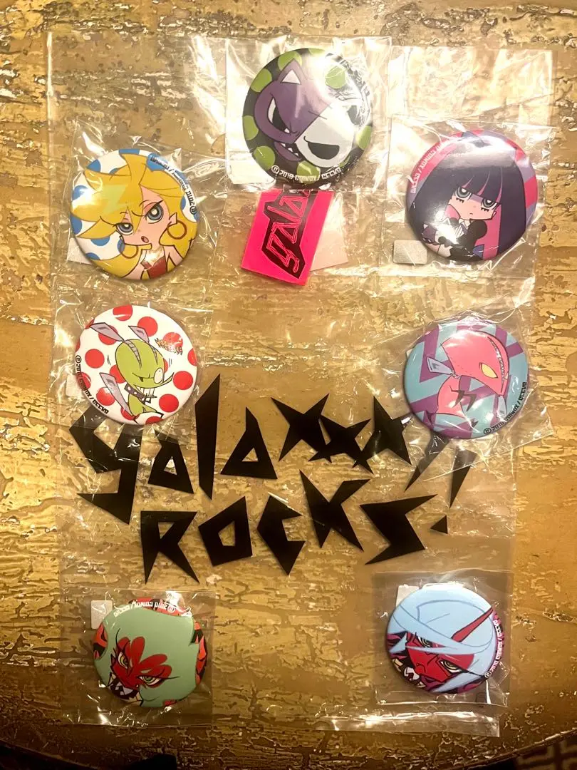 パンティ&ストッキングwithガーターベルト Galaxxy 缶バッジ7個