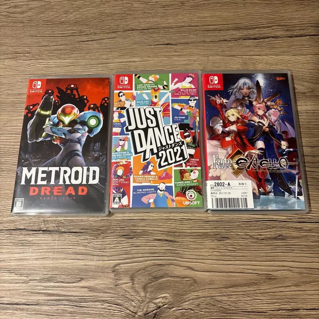 Thumbnail of Nintendo Switch game set of 3, including Metroid, etc.