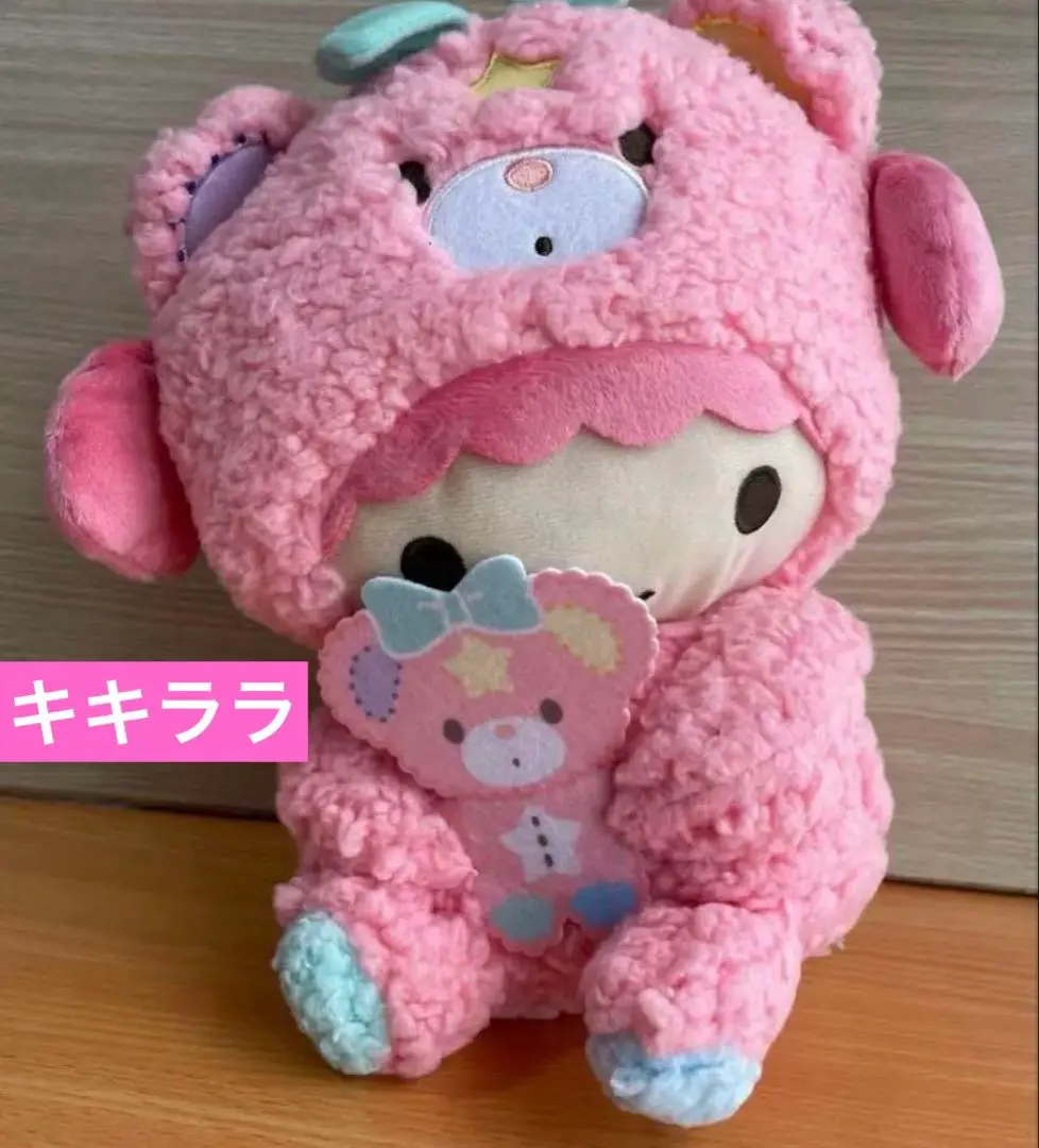 ★未使用★レア★キキララ パフポフ 40周年 クマ ぬいぐるみセット ☆未使用☆レア☆キキララ パフポフ 40周年 クマ ぬいぐるみセット