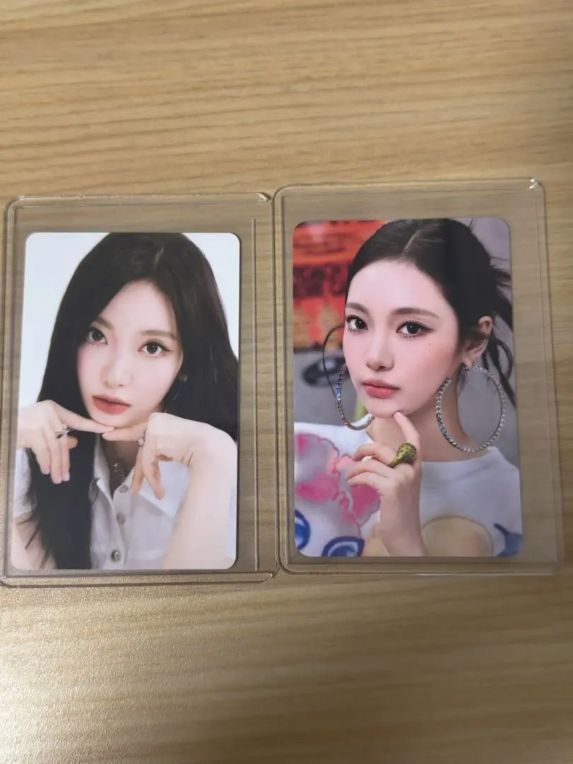 Thumbnail of aespa Ningning two trading card set