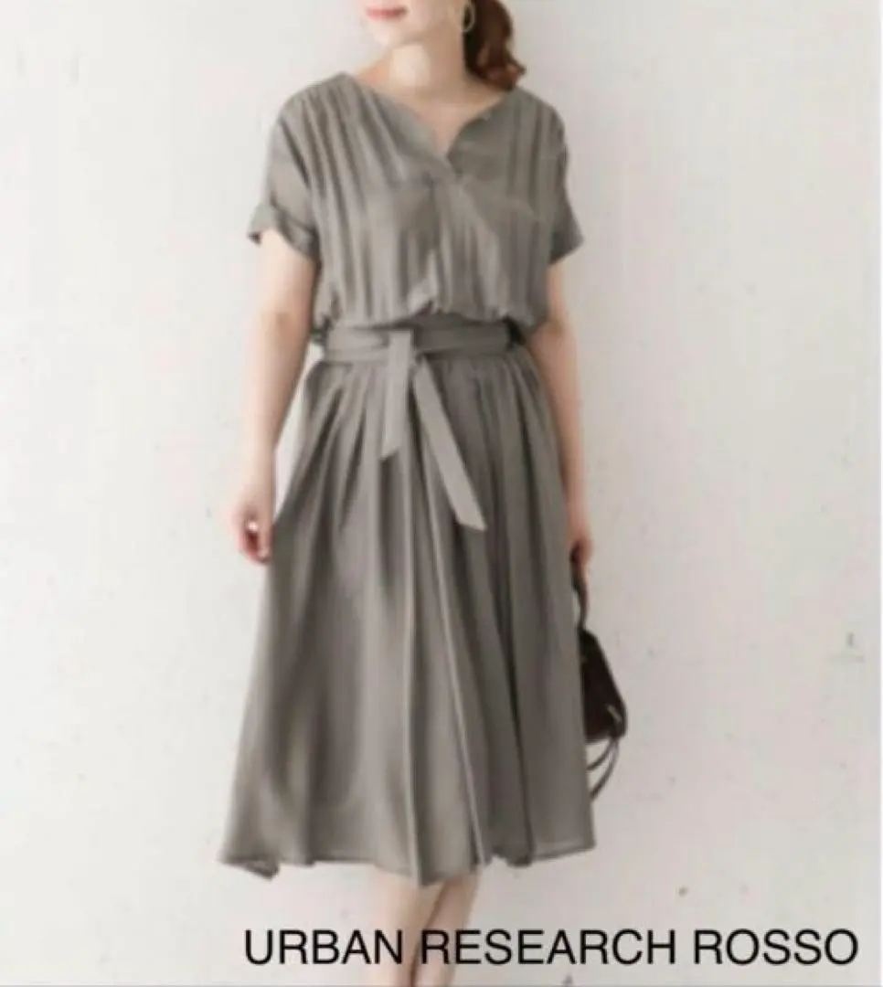 Thumbnail of ｟2｠ Urban Research Rosso Key Neck Gathered Dress