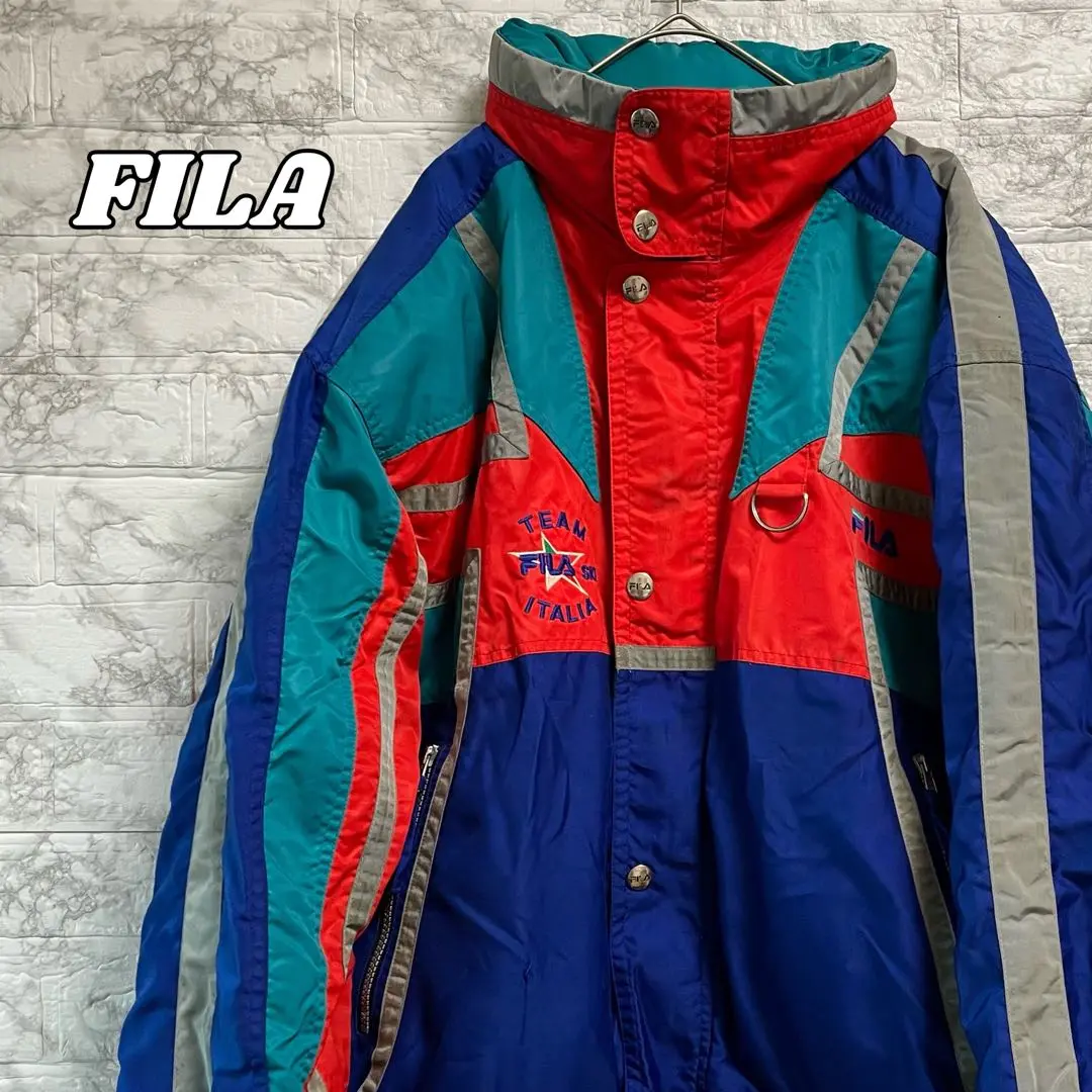 希少♪vintage FILA フィラ　 メンズLLスキーウェアスノボー上下 楽天市場】FILA ハイブリッドウェア スノーボードウェア 上下