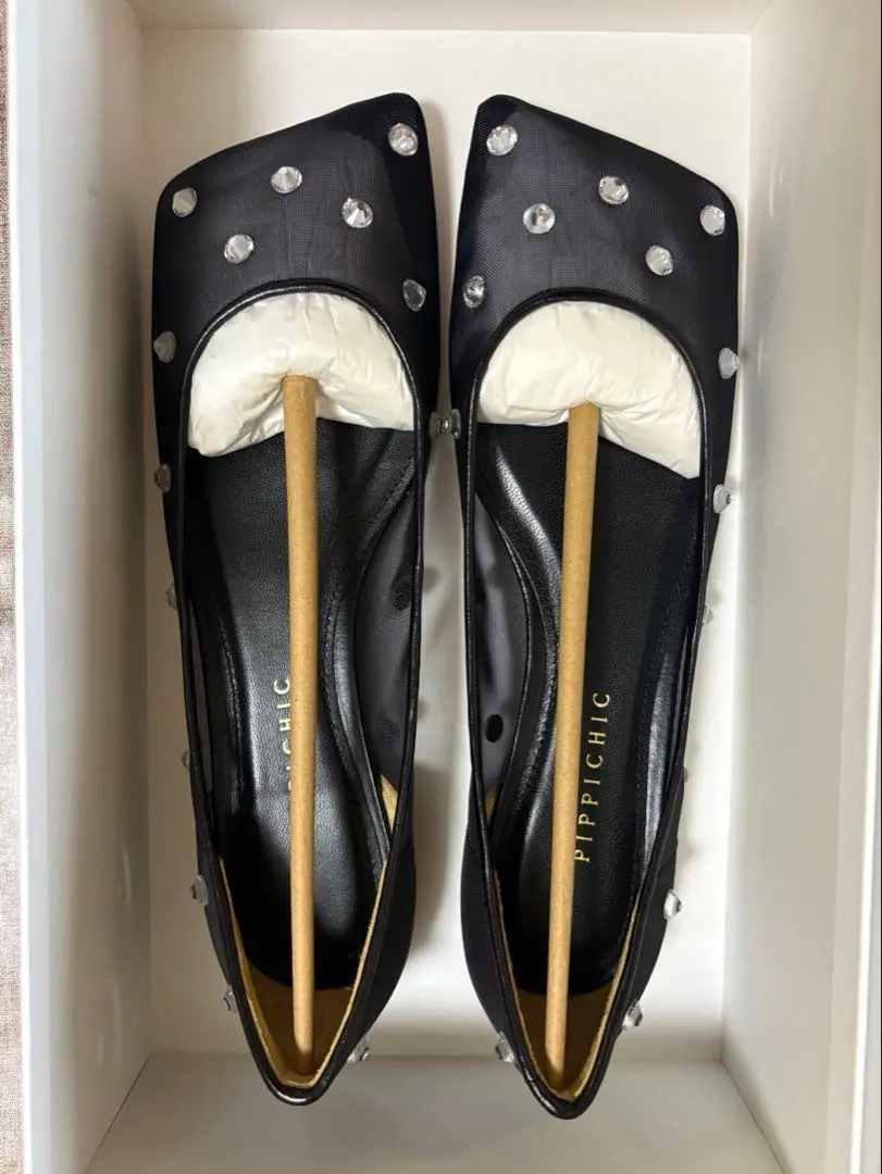 PIPPICHICメッシュバレエシューズ ブラック PIPPICHICメッシュバレエシューズ ブラック