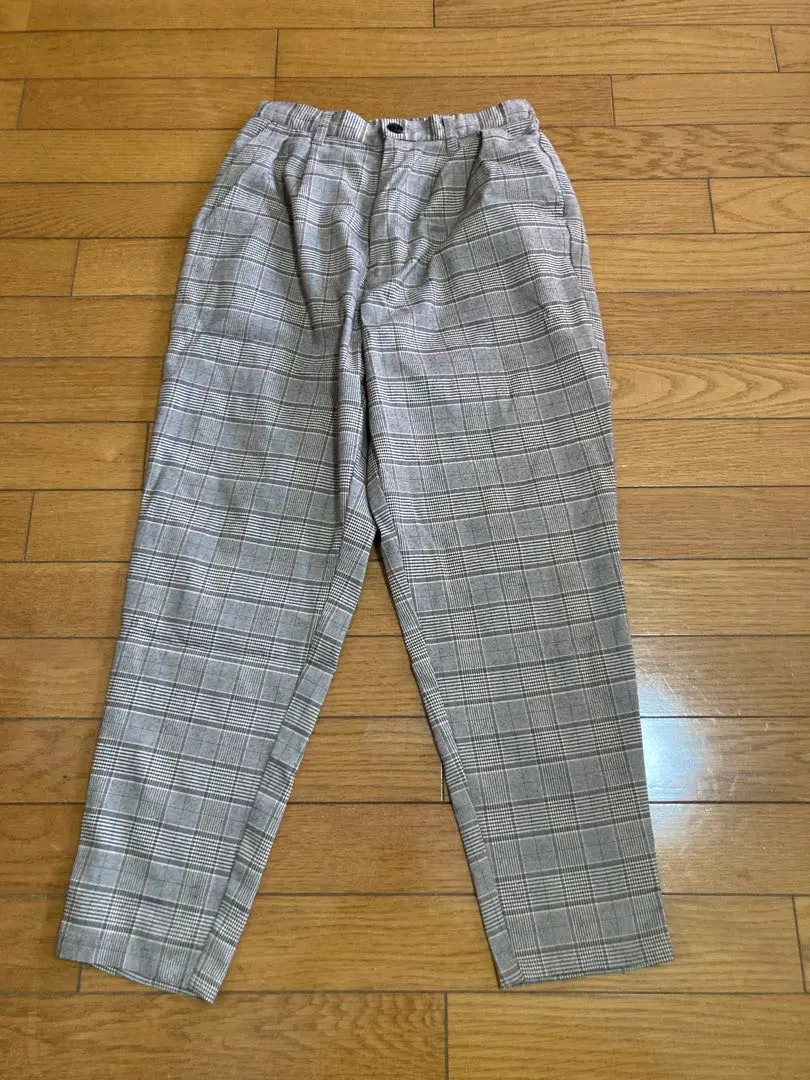 Thumbnail of Check Peg Top Slacks - Brownie - Men's