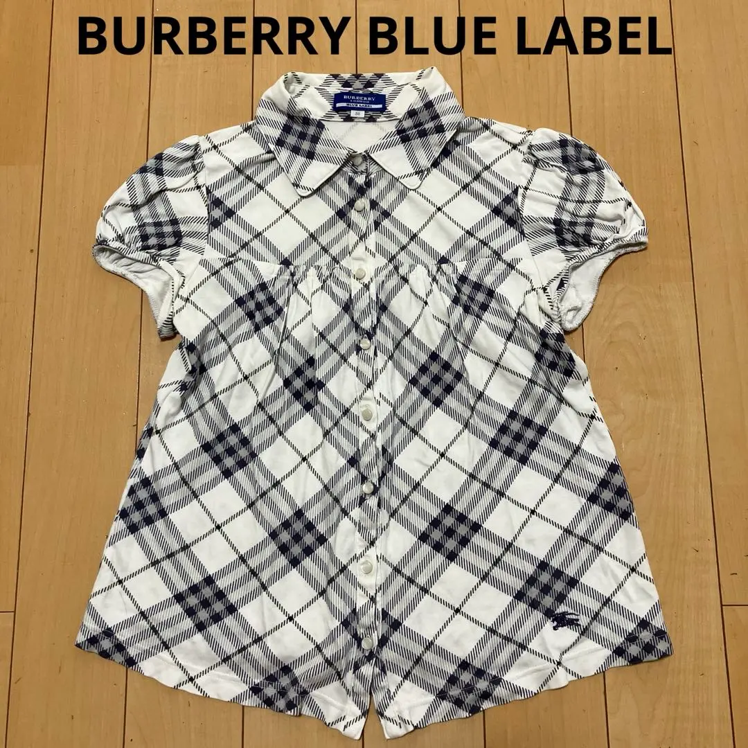 Thumbnail of BURBERRY BLUE LABEL Short Sleeve Shirt Blouse Check 38