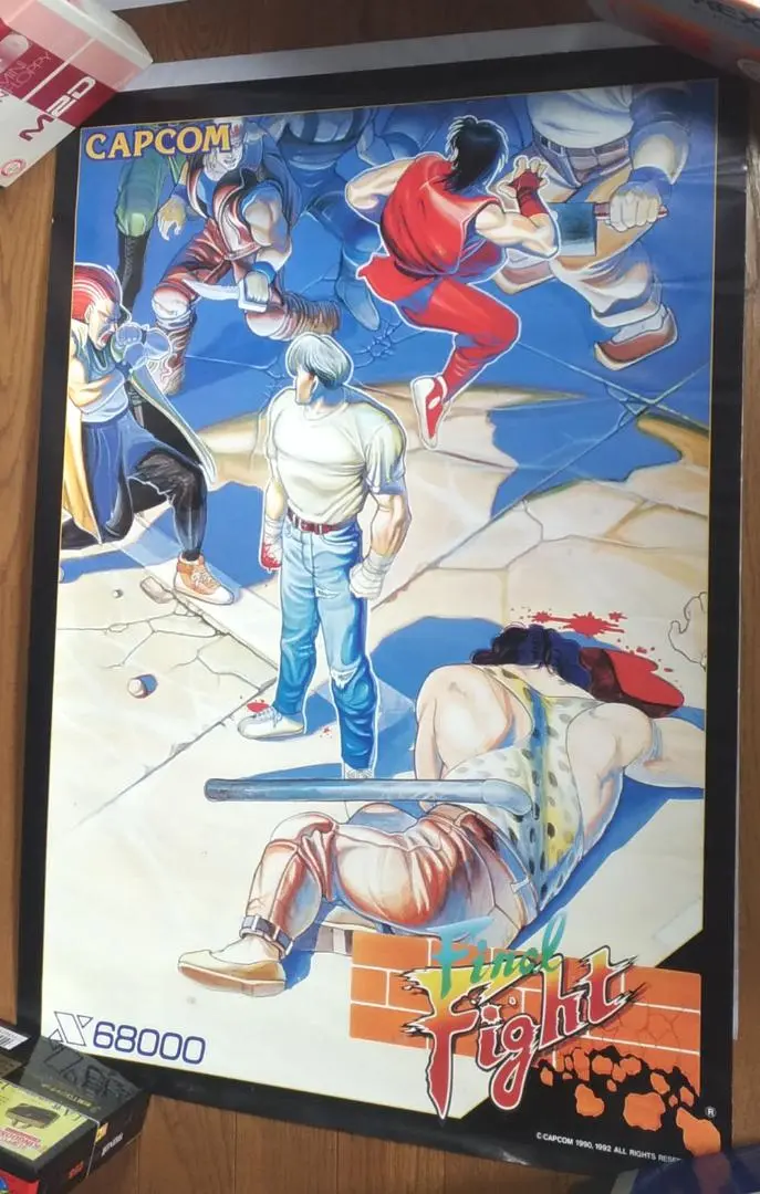 【非売品】X68000 ファイナルファイト 販促ポスター CAPCOM レア 非売品】X68000 ファイナルファイト 販促ポスター CAPCOM レア