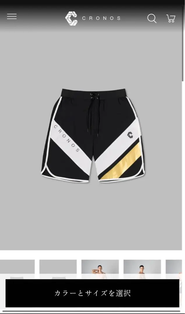 【新品未使用】CRONOS サーフパンツ 新品 未使用 CRONOS サーフパンツ ネイビー Mサイズ