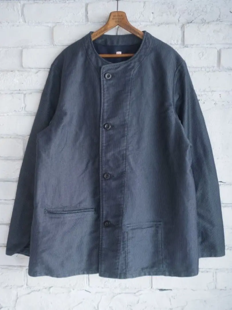 【新品】OUTIL VESTE ANTSIRAMANA ノーカラージャケット 2025年最新】OUTIL ノーカラージャケットの人気アイテム - メルカリ