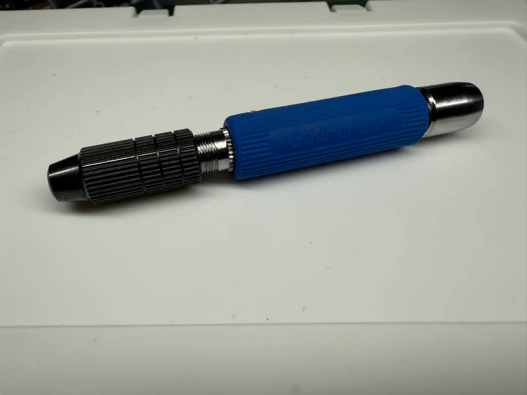 【中古】ゴッドハンド ショートパワーピンバイス＋スピンブレード計25本セット 中古】ゴッドハンド ショートパワーピンバイス＋スピンブレード