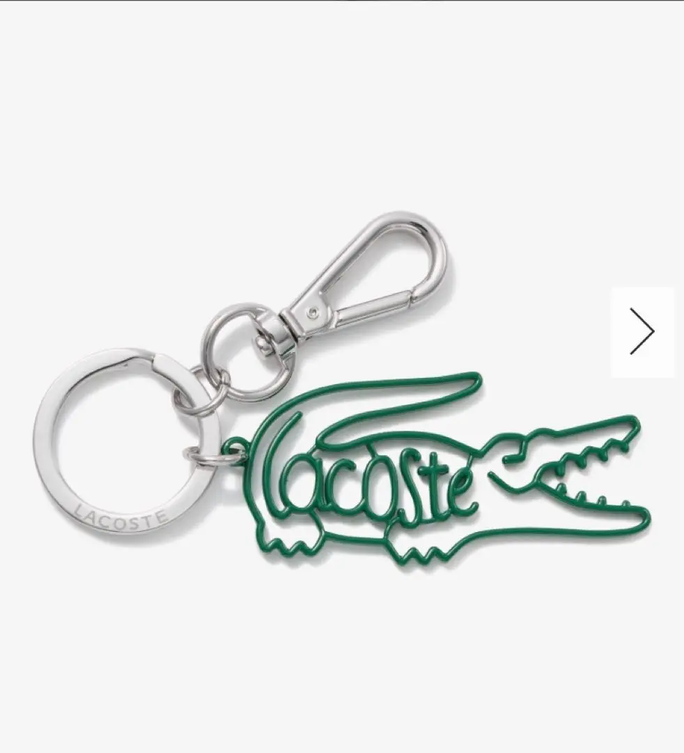LACOSTE グリーンレザー キーリング グリーン（緑）系 大阪府 LACOSTE(ラコステ) キーケース