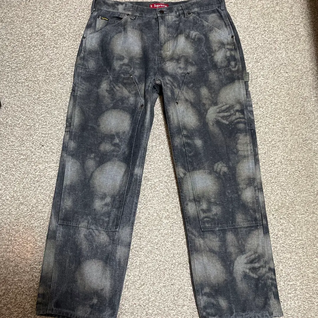 パンツ Supreme H.R. Giger Double Knee Jean 36 Supreme H.R. Giger Double Knee Jean (FW23) - $238