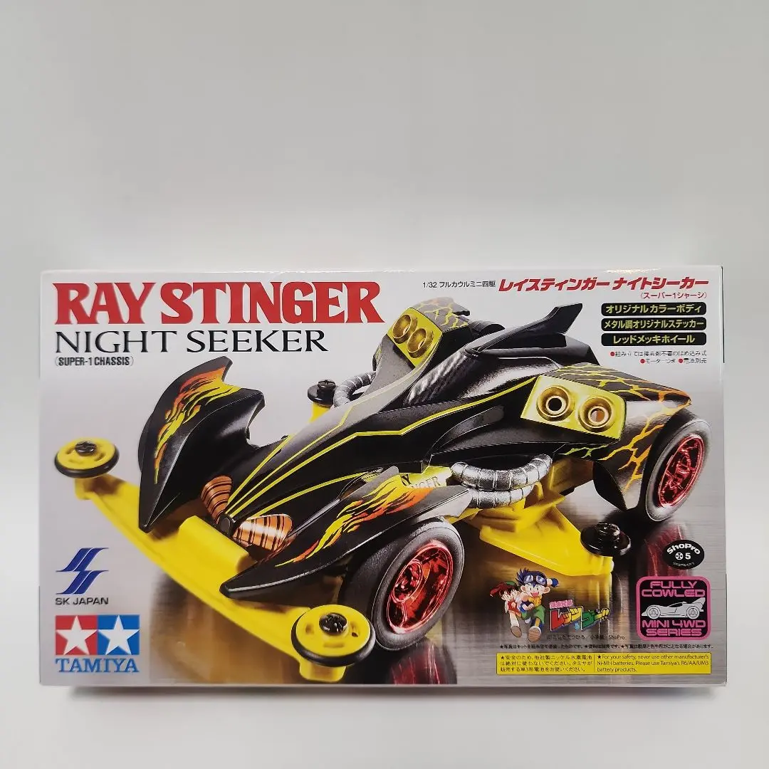 ミニ四駆 レイスティンガー ナイトシーカー 全4種コンプ タミヤ ミニ四駆 プライズ限定 レイスティンガーナイトシーカー