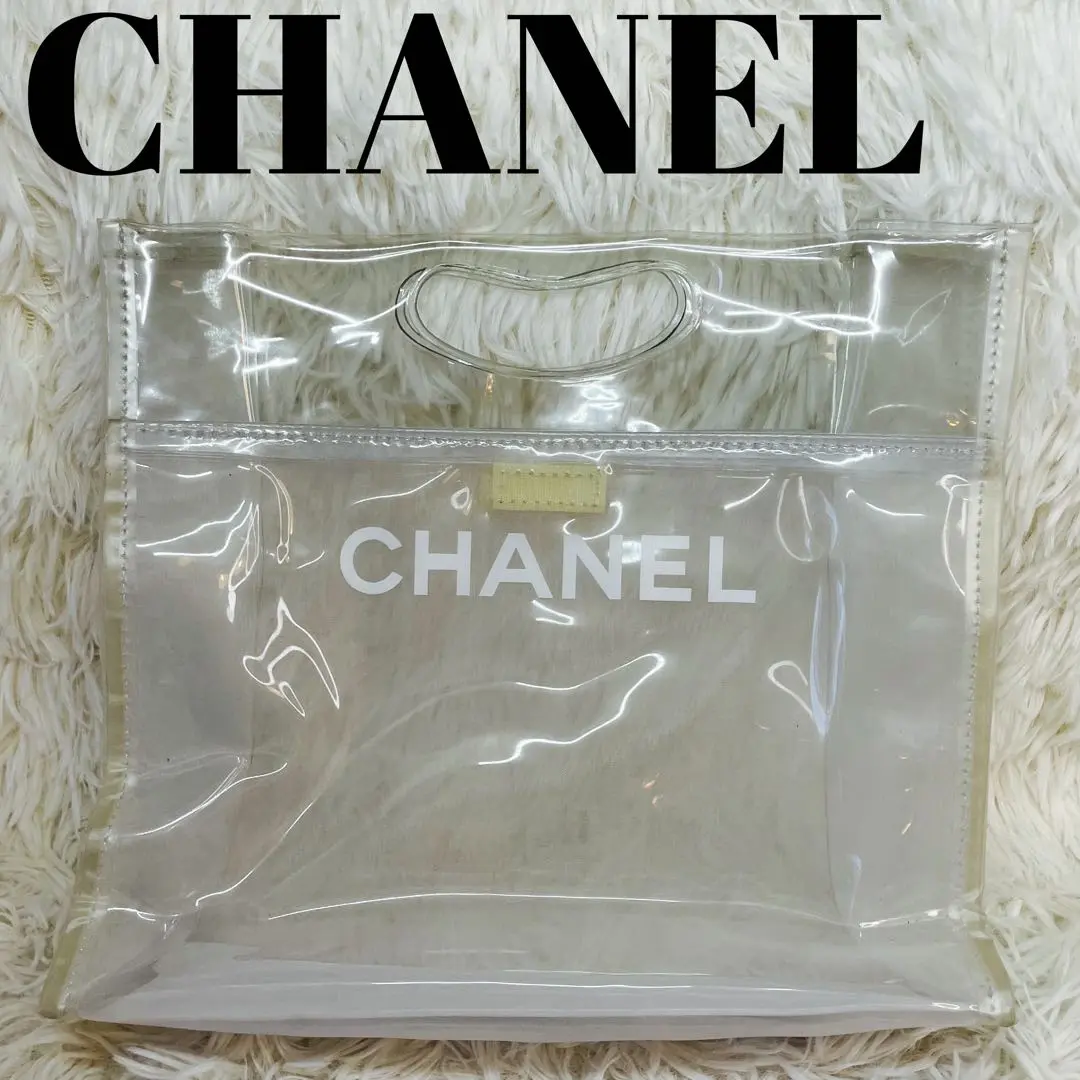 CHANEL】シャネルノベルティ/クリアバッグ｜Yahoo!フリマ（旧