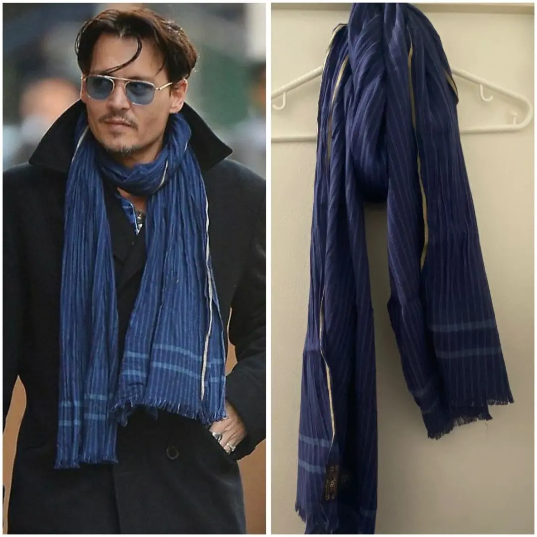 DOUBLE RL & CO. ストライプ ストール CURLY/カーリー WOOL STRIPE STOLE/ウールストライプストールの
