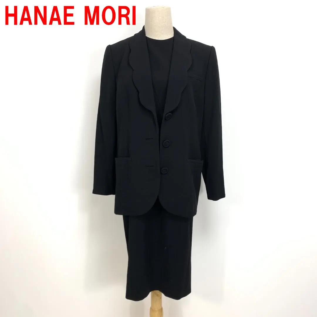 ハナエモリ HANAE MORI MONSIEUR ブラックフォーマル スーツ 略
