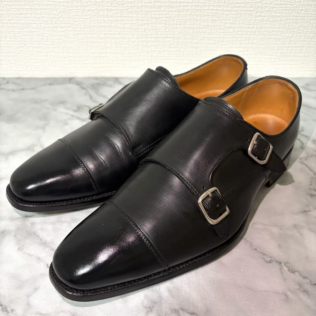 Thumbnail of Excellent condition Union Imperial U1822 double monk strap, genuine leather, size 6.5