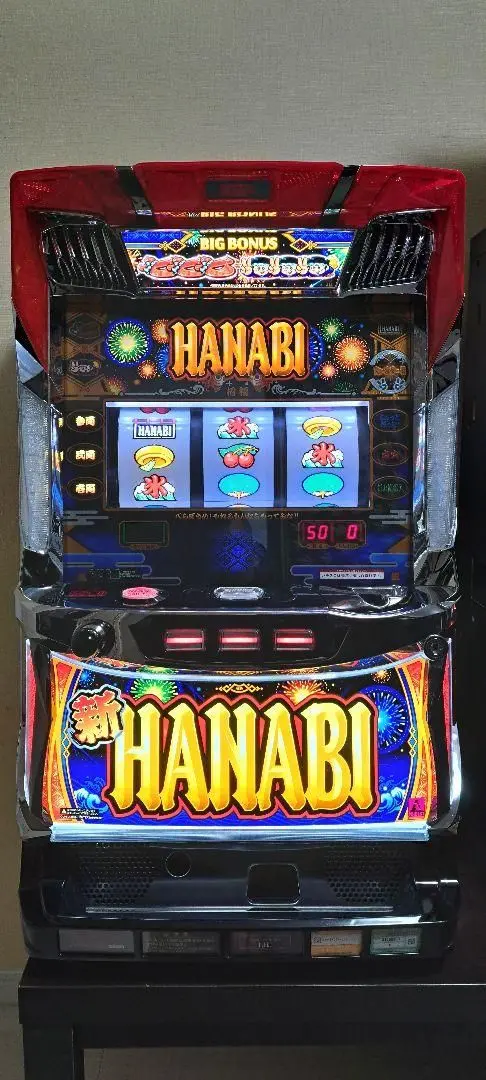 S新花火　実機　新ハナビ　スロット Amazon | 中古パチスロ 実機 新ハナビ（新HANABI） 実機 筐体