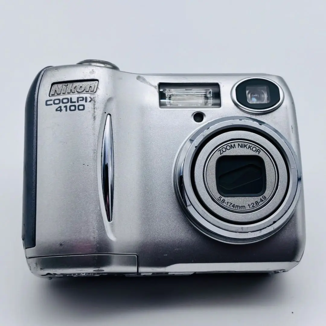 Nikon Coolpix E4100　デジタルカメラ【可動品】 Nikon COOLPIX 4100 4.0MP Digital Camera - Silver for sale