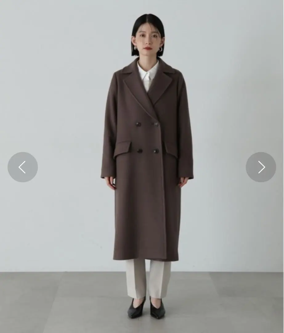 Thumbnail of N. HAMILTON Lambswool Chester Coat, Brown