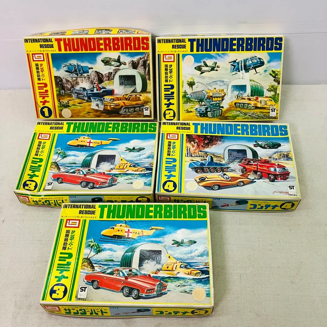 サンダーバード/国際救助隊セット 新品 検)ソフビ/ポピー/バンダイ/特撮/SF サンダーバード/国際救助隊セット 新品 検)ソフビ/ポピー