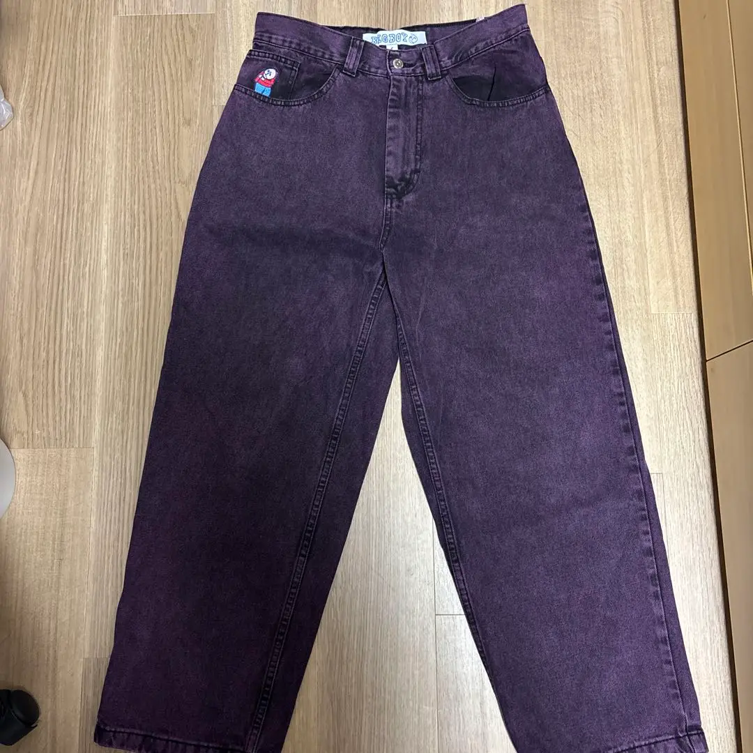 polar skate big boy 紫 旧ロゴ POLAR SKATE CO. BIG BOY JEANS PURPLE BLACK
