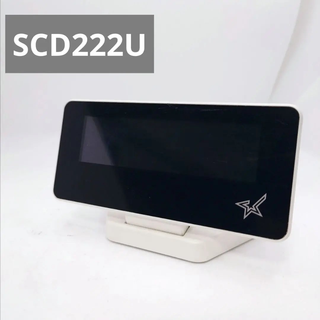 【美品・1回使用のみ】スター精密 カスタマーディスプレイ SCD222UBLK scd222u_s1.jpg