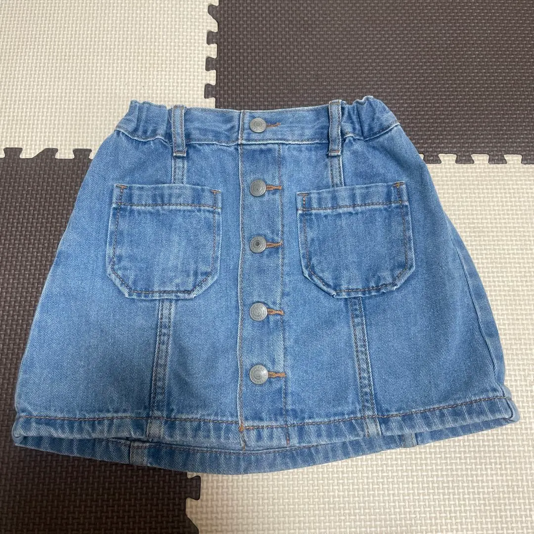 Thumbnail of GU Denim Skirt, 110cm