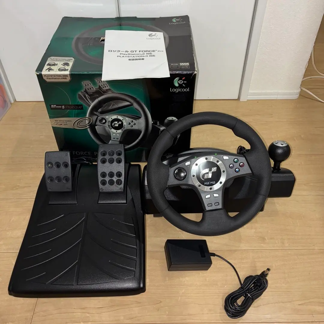 PlayStation - 【美品】Logicool GTフォース Pro ＋ グランツーリスモ4 セット Amazon | GT Force Pro | コントローラー（ハンドル