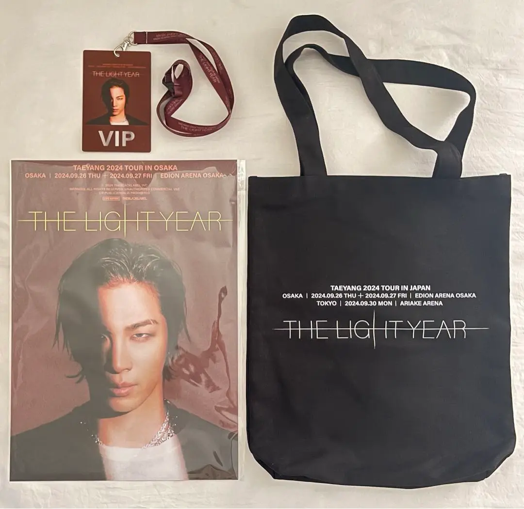 taeyang the light year 2024 ツアーTシャツ　Mサイズ TAEYANG 2024 TOUR [THE LIGHT YEAR] IN JAPAN物販情報】⁠ ⁠ 9月
