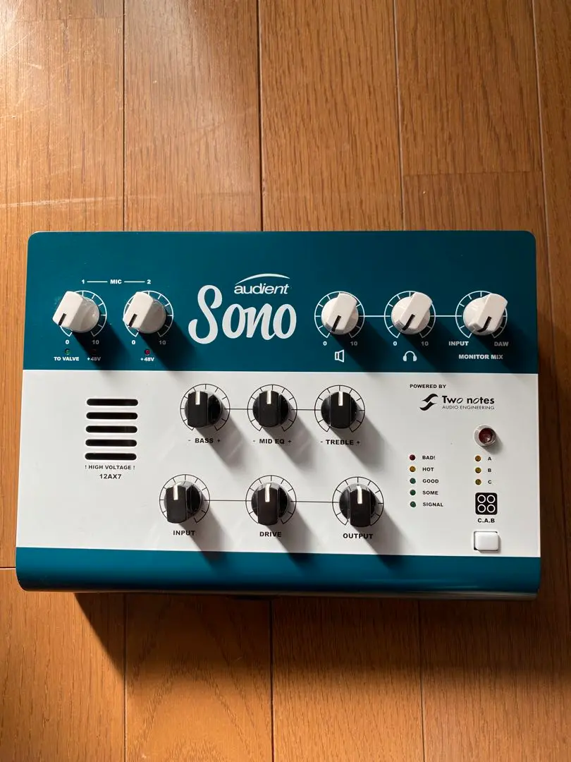 【ジャンク】Audient Sono オーディオインターフェイス Amazon.co.jp: Audient 「Sono」10 in/4 out 12AX7真空管