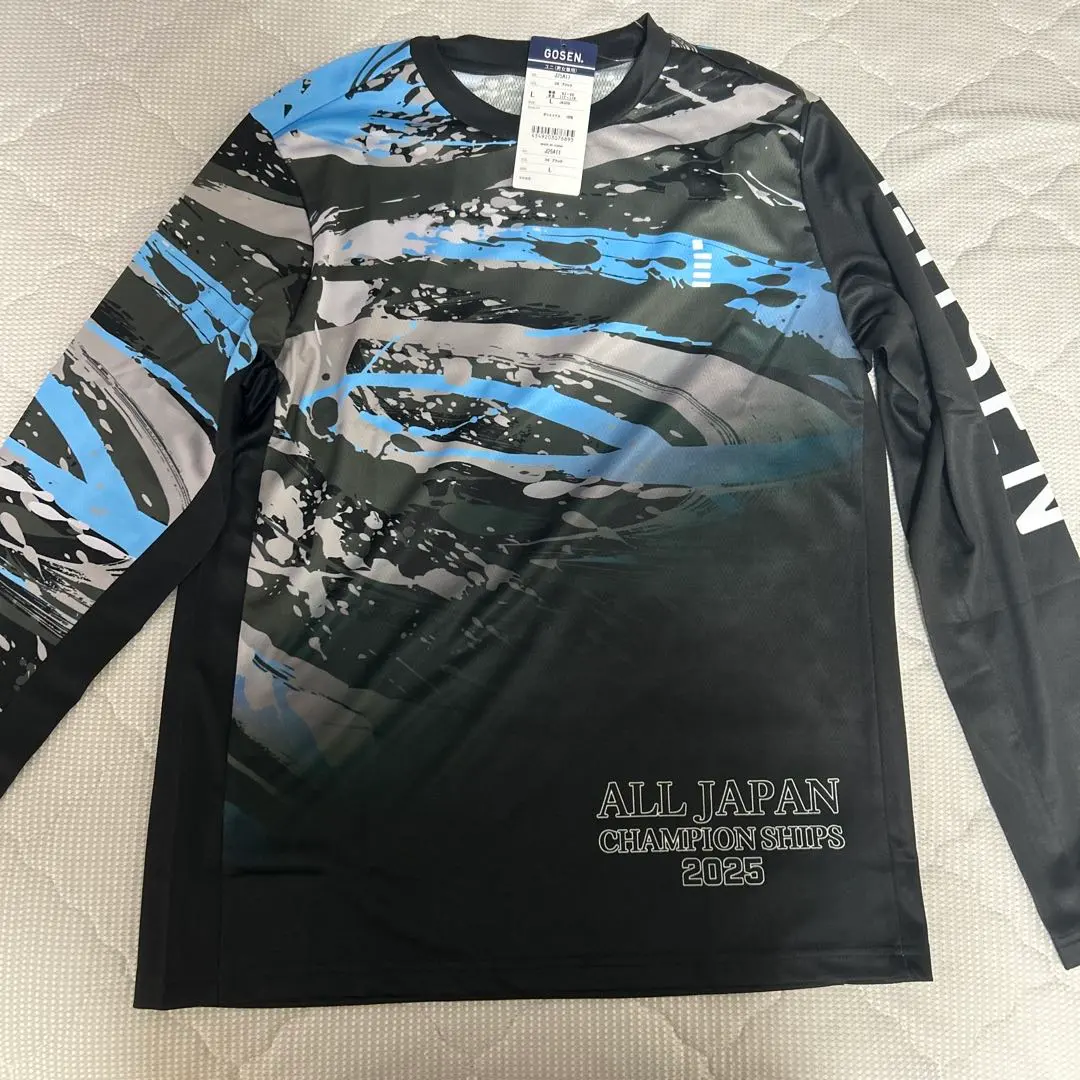 GOSEN インターハイ2025 長袖Tシャツ ブラック Oサイズ GOSEN インターハイ2025 長袖Tシャツ ブラック Oサイズ 2025年